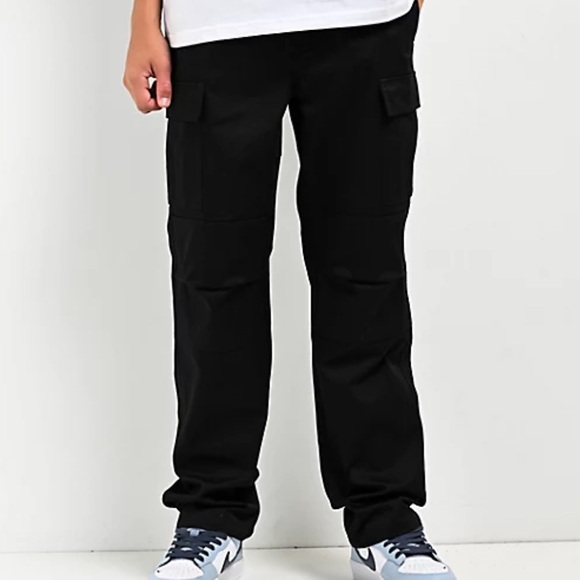 Empyre Black Cargo Pants for Men - Picture 1 of 16